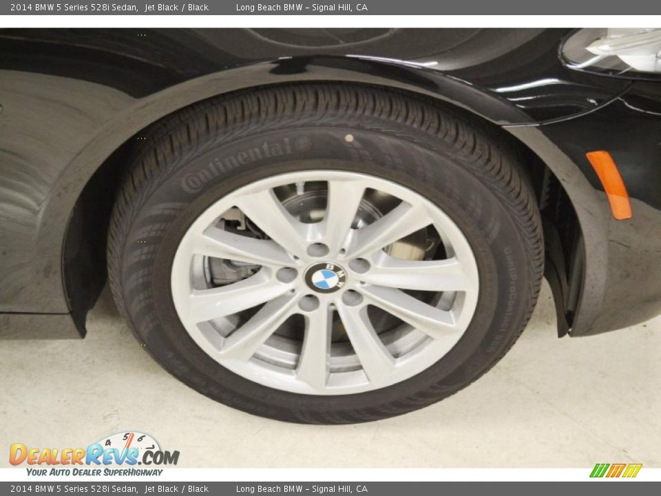 2014 BMW 5 Series 528i Sedan Jet Black / Black Photo #3