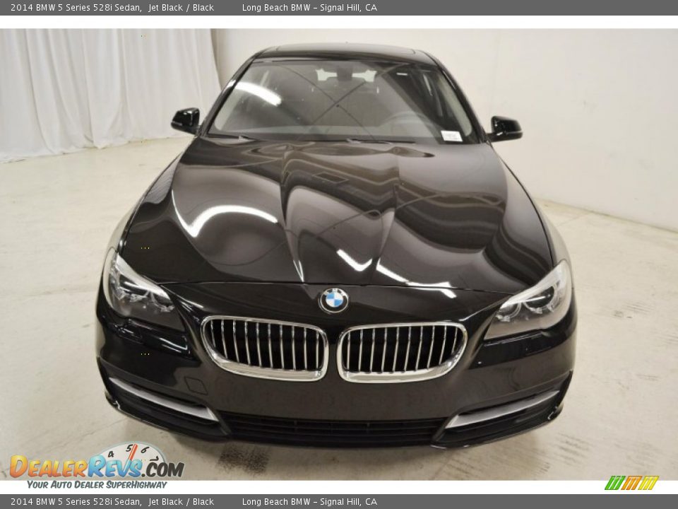 2014 BMW 5 Series 528i Sedan Jet Black / Black Photo #4