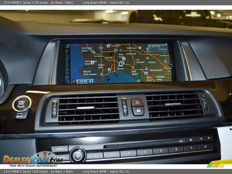 2014 BMW 5 Series 528i Sedan Jet Black / Black Photo #8