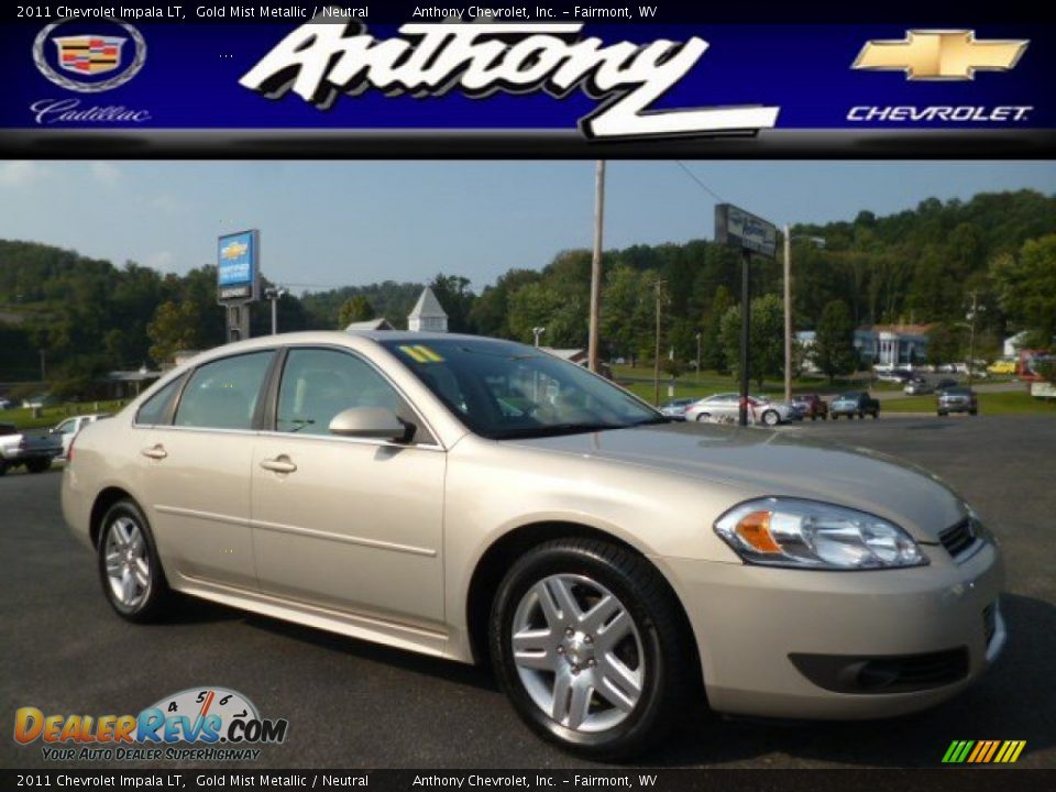2011 Chevrolet Impala LT Gold Mist Metallic / Neutral Photo #1