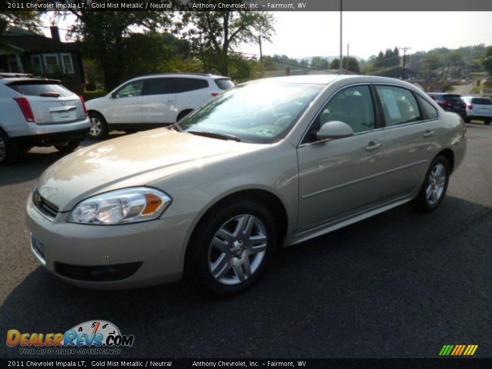 2011 Chevrolet Impala LT Gold Mist Metallic / Neutral Photo #3