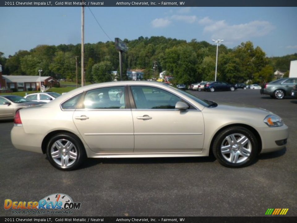 2011 Chevrolet Impala LT Gold Mist Metallic / Neutral Photo #8