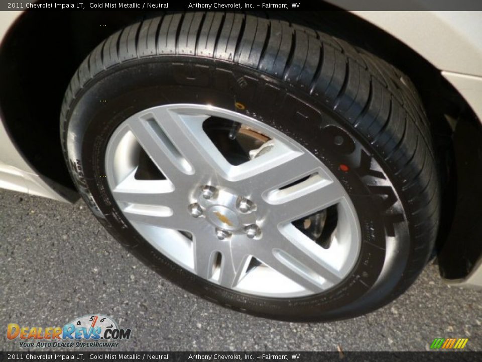 2011 Chevrolet Impala LT Gold Mist Metallic / Neutral Photo #9