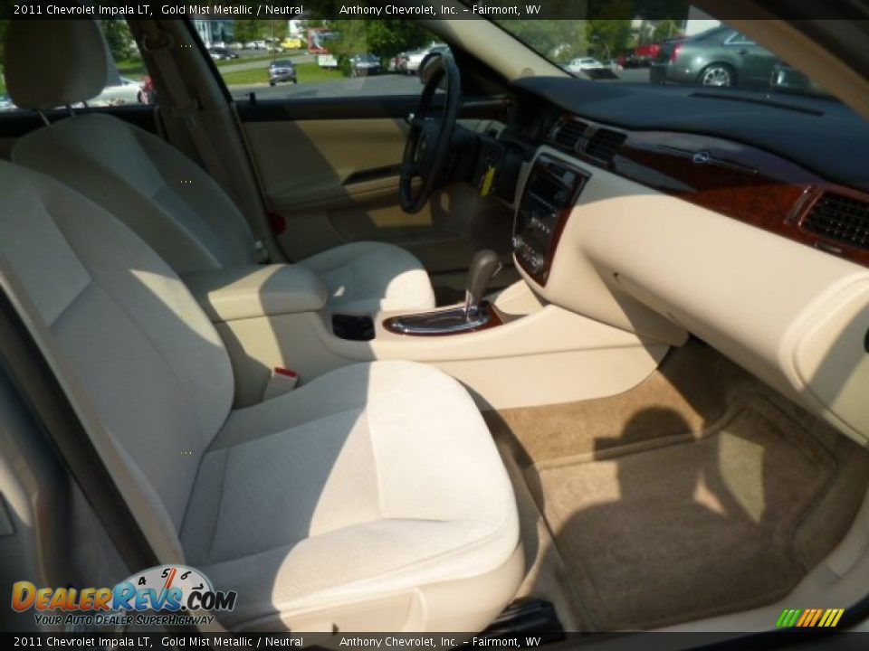 2011 Chevrolet Impala LT Gold Mist Metallic / Neutral Photo #10