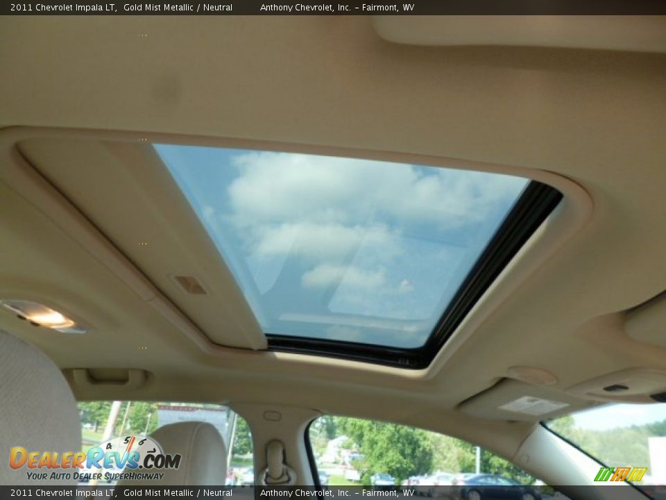 2011 Chevrolet Impala LT Gold Mist Metallic / Neutral Photo #11