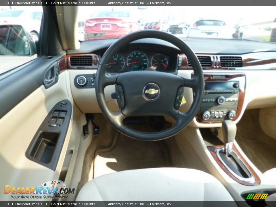 2011 Chevrolet Impala LT Gold Mist Metallic / Neutral Photo #14