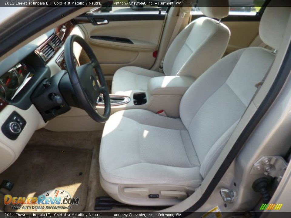 2011 Chevrolet Impala LT Gold Mist Metallic / Neutral Photo #15