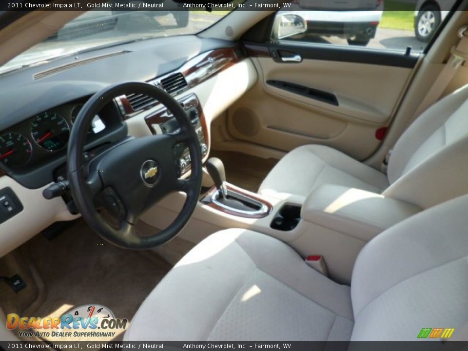 2011 Chevrolet Impala LT Gold Mist Metallic / Neutral Photo #16