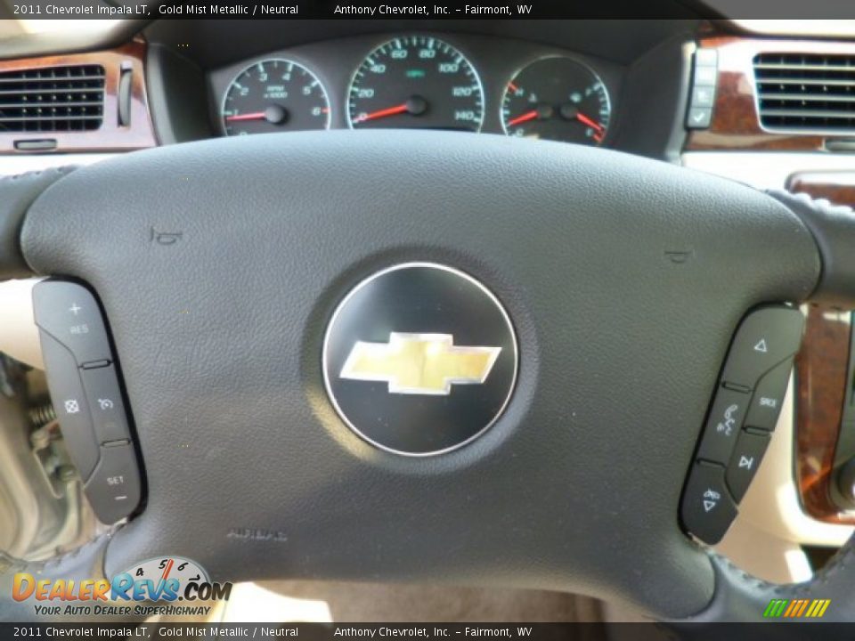 2011 Chevrolet Impala LT Gold Mist Metallic / Neutral Photo #18