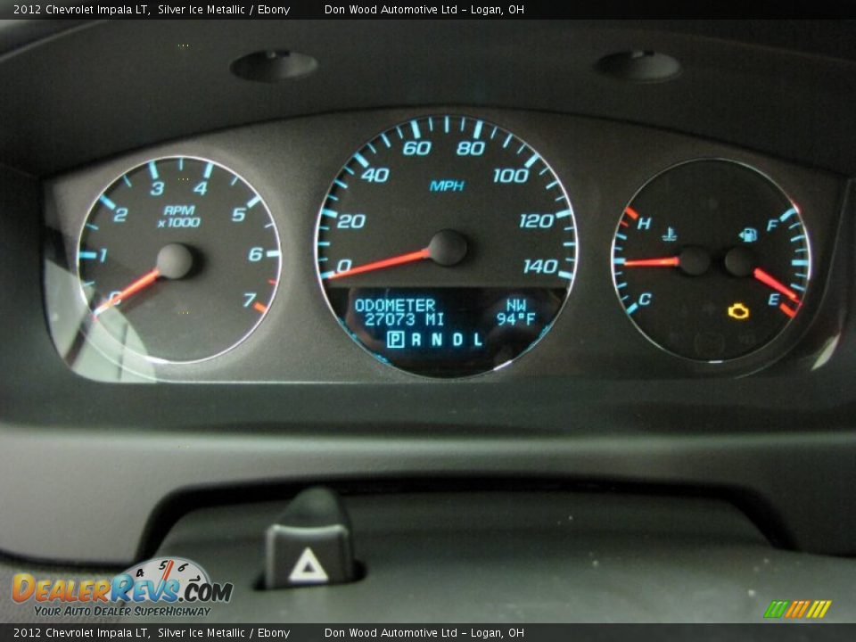 2012 Chevrolet Impala LT Silver Ice Metallic / Ebony Photo #18