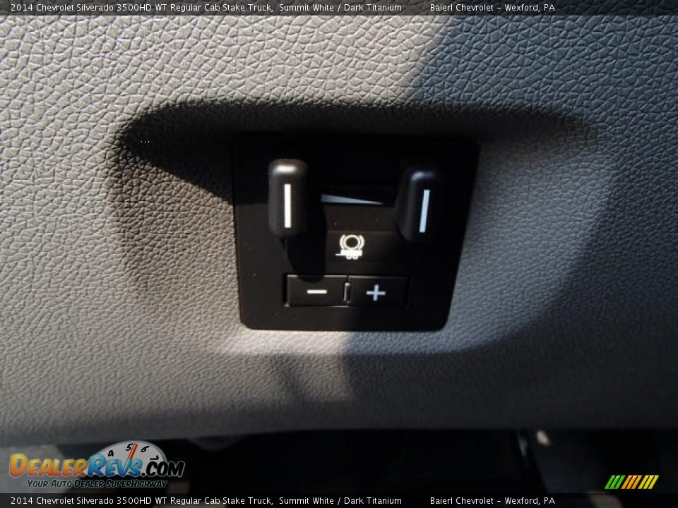 2014 Chevrolet Silverado 3500HD WT Regular Cab Stake Truck Summit White / Dark Titanium Photo #13