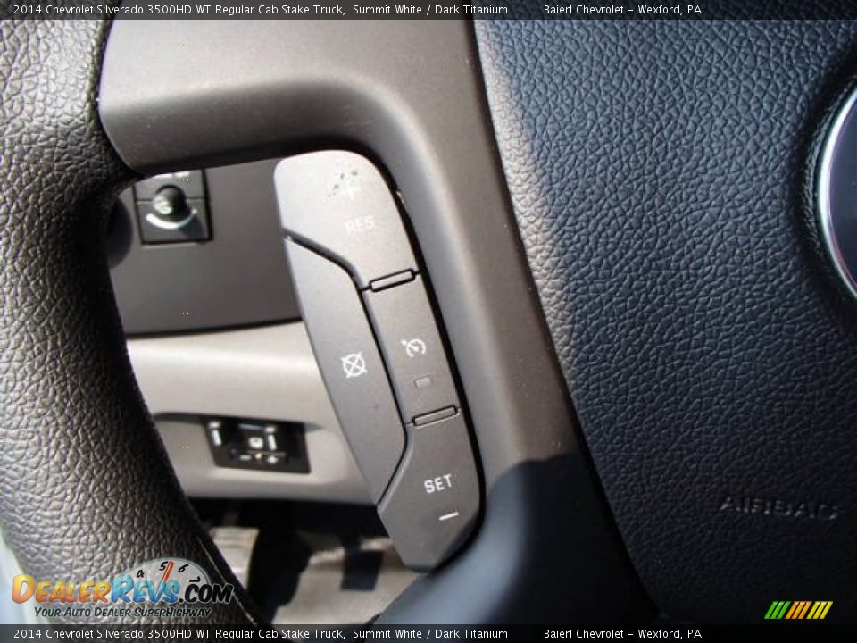 2014 Chevrolet Silverado 3500HD WT Regular Cab Stake Truck Summit White / Dark Titanium Photo #16