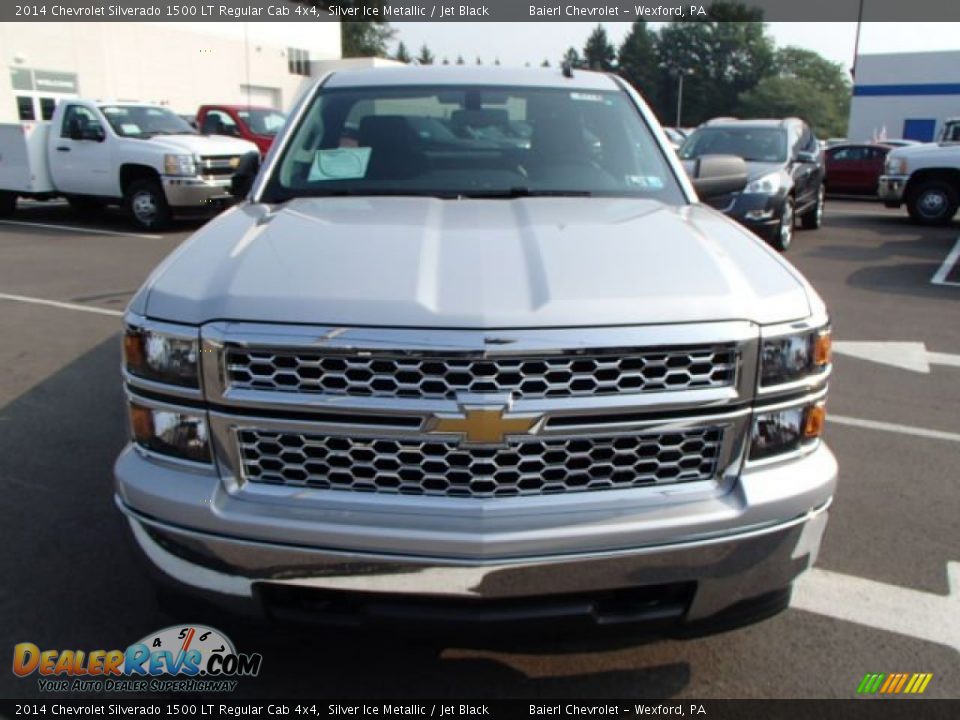 2014 Chevrolet Silverado 1500 LT Regular Cab 4x4 Silver Ice Metallic / Jet Black Photo #3