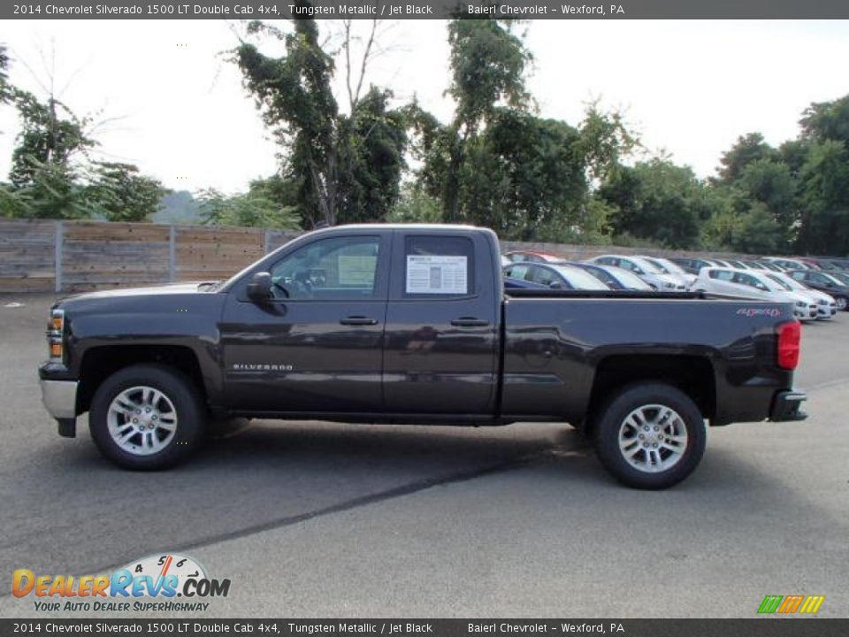 2014 Chevrolet Silverado 1500 LT Double Cab 4x4 Tungsten Metallic / Jet Black Photo #1
