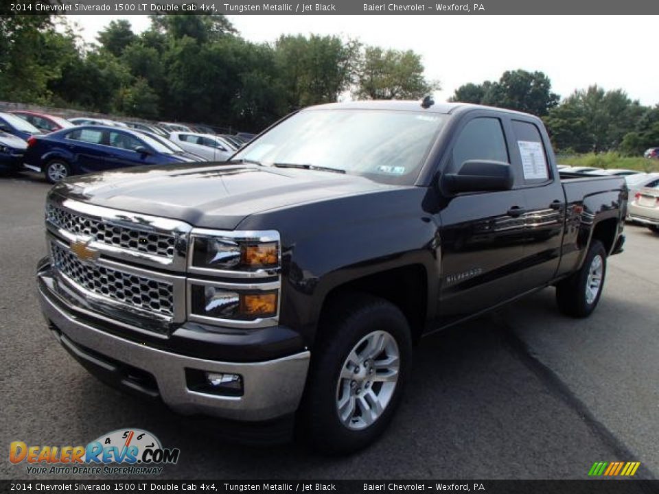2014 Chevrolet Silverado 1500 LT Double Cab 4x4 Tungsten Metallic / Jet Black Photo #2