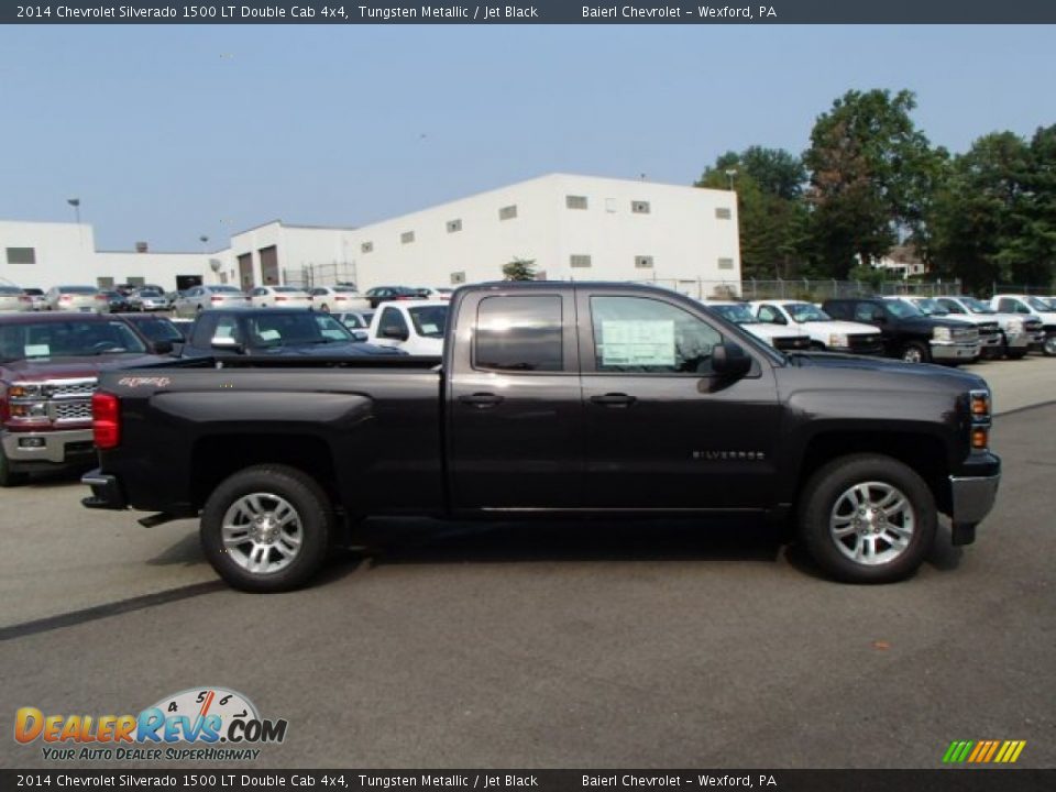 2014 Chevrolet Silverado 1500 LT Double Cab 4x4 Tungsten Metallic / Jet Black Photo #5
