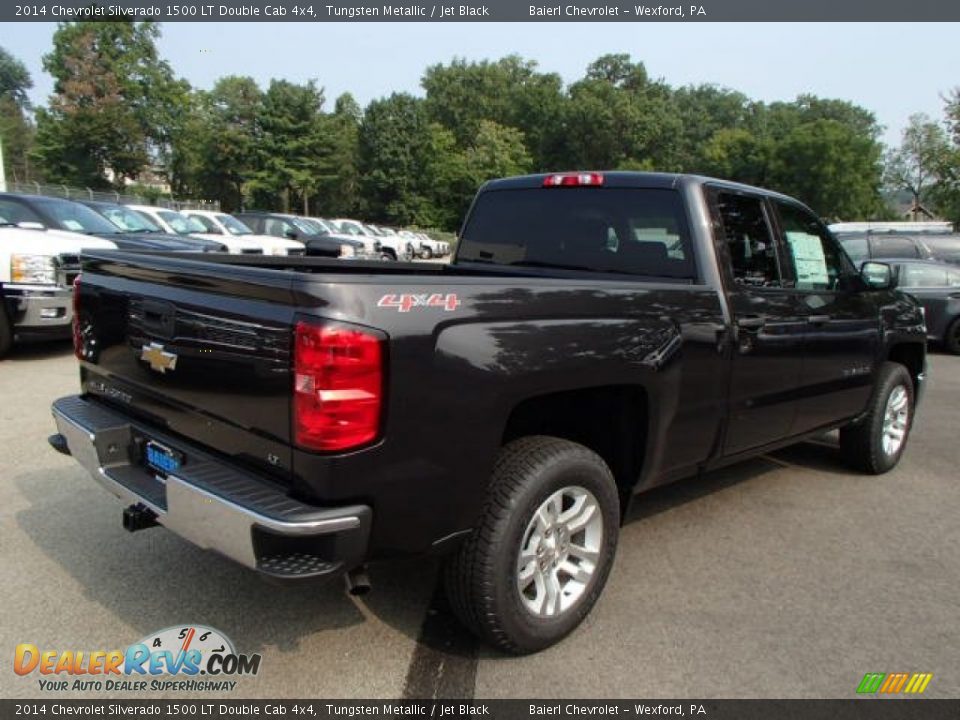 2014 Chevrolet Silverado 1500 LT Double Cab 4x4 Tungsten Metallic / Jet Black Photo #6