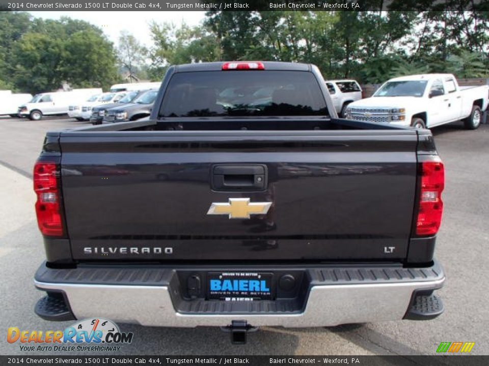 2014 Chevrolet Silverado 1500 LT Double Cab 4x4 Tungsten Metallic / Jet Black Photo #7