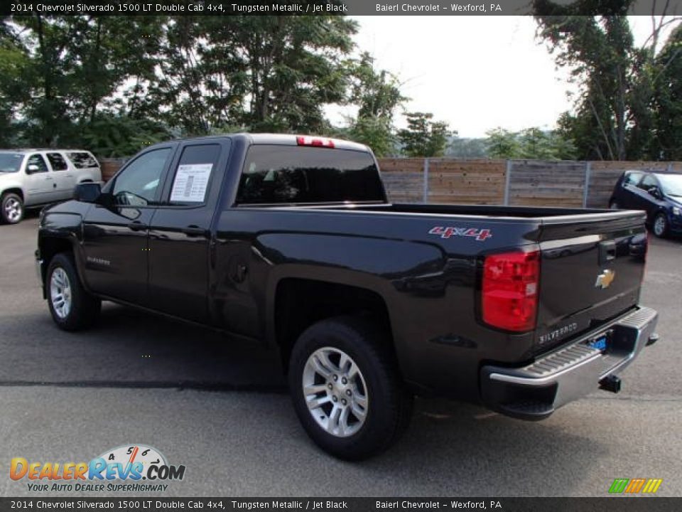 2014 Chevrolet Silverado 1500 LT Double Cab 4x4 Tungsten Metallic / Jet Black Photo #8