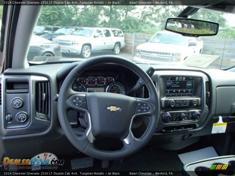 2014 Chevrolet Silverado 1500 LT Double Cab 4x4 Tungsten Metallic / Jet Black Photo #12