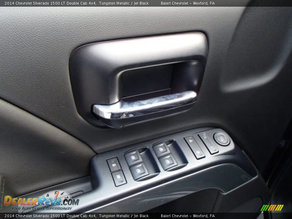 2014 Chevrolet Silverado 1500 LT Double Cab 4x4 Tungsten Metallic / Jet Black Photo #13
