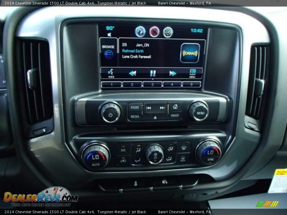 2014 Chevrolet Silverado 1500 LT Double Cab 4x4 Tungsten Metallic / Jet Black Photo #16