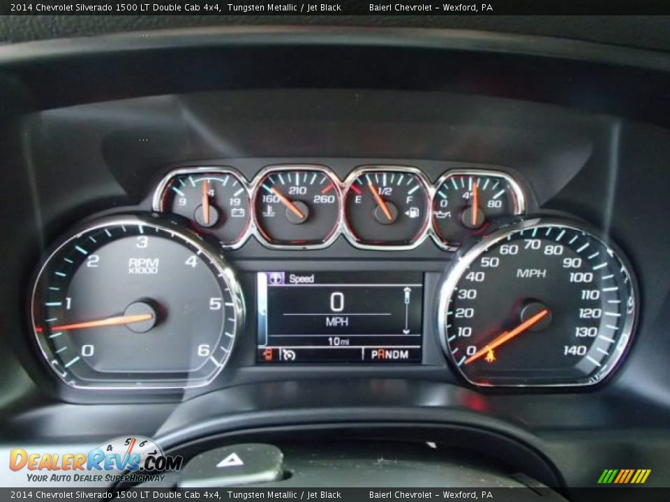 2014 Chevrolet Silverado 1500 LT Double Cab 4x4 Tungsten Metallic / Jet Black Photo #19