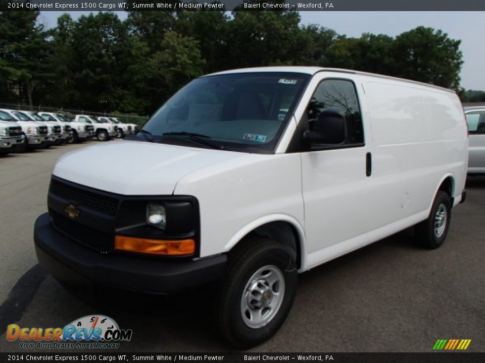 Front 3/4 View of 2014 Chevrolet Express 1500 Cargo WT Photo #2