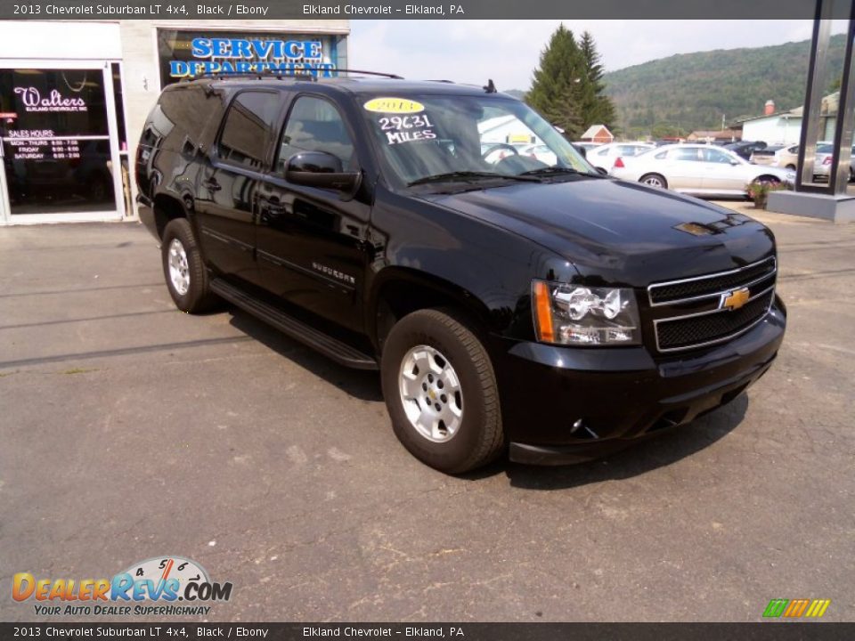 2013 Chevrolet Suburban LT 4x4 Black / Ebony Photo #1