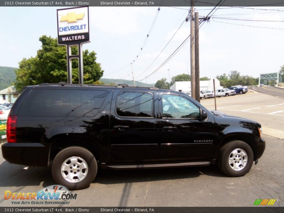 2013 Chevrolet Suburban LT 4x4 Black / Ebony Photo #2