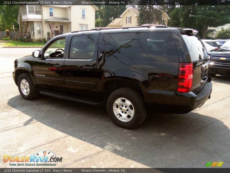 2013 Chevrolet Suburban LT 4x4 Black / Ebony Photo #5