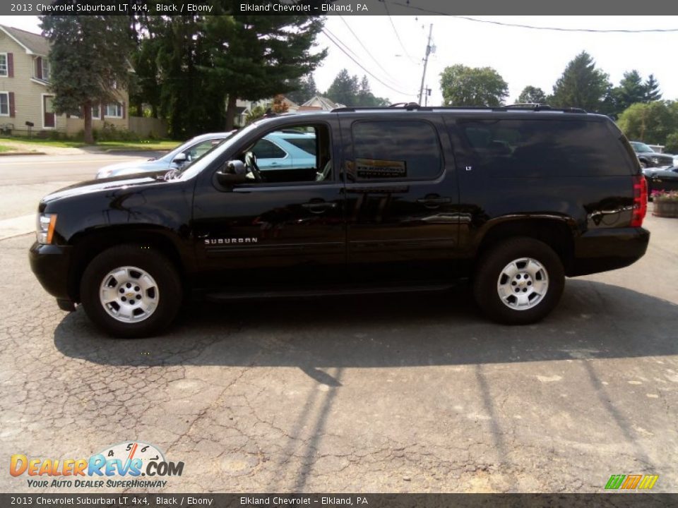 2013 Chevrolet Suburban LT 4x4 Black / Ebony Photo #6