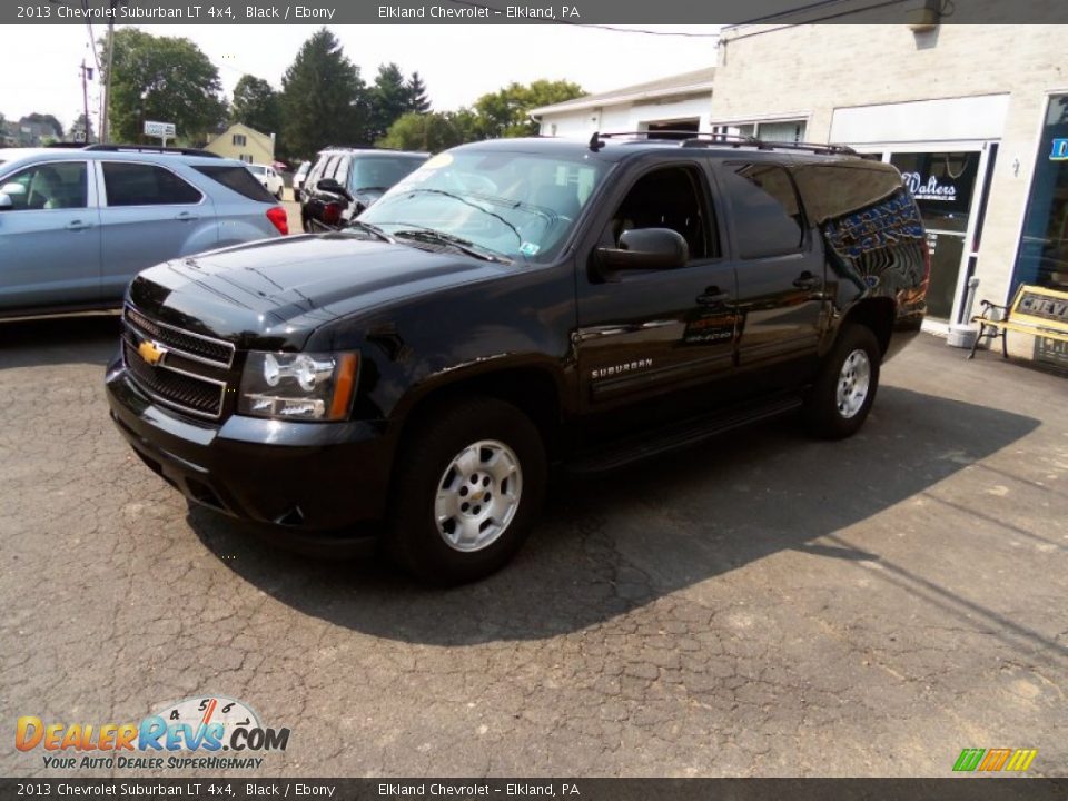 2013 Chevrolet Suburban LT 4x4 Black / Ebony Photo #7