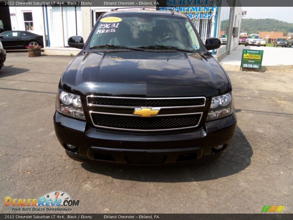 2013 Chevrolet Suburban LT 4x4 Black / Ebony Photo #8