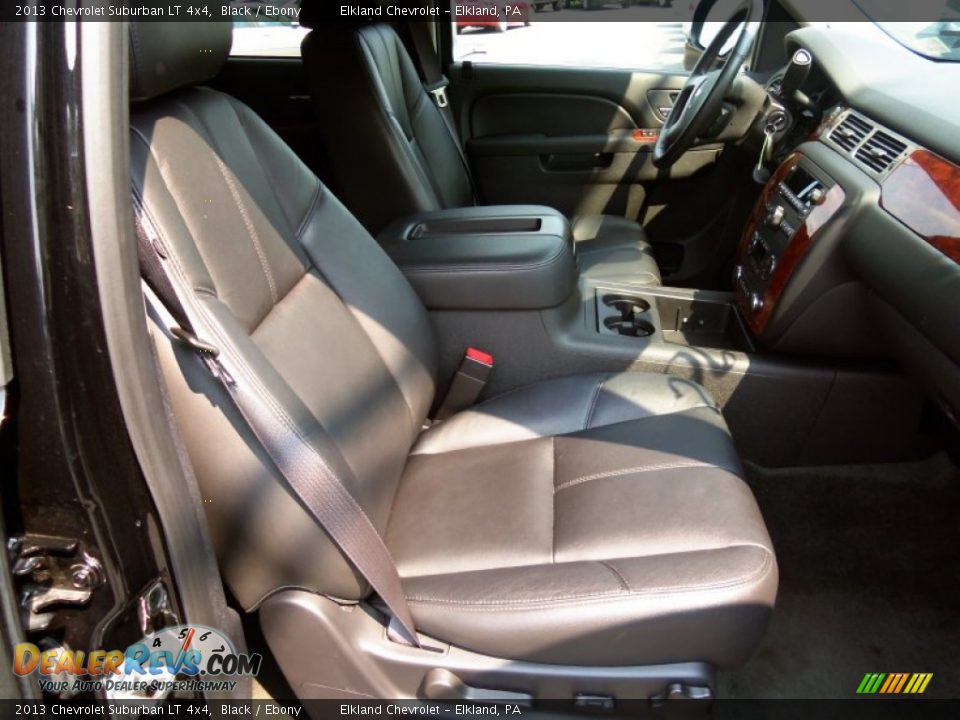 2013 Chevrolet Suburban LT 4x4 Black / Ebony Photo #17