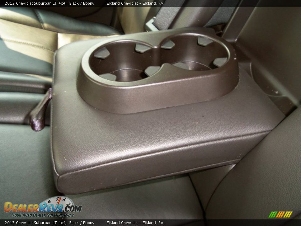 2013 Chevrolet Suburban LT 4x4 Black / Ebony Photo #24