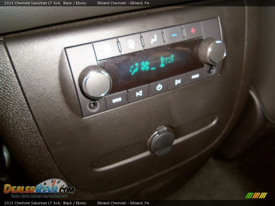 2013 Chevrolet Suburban LT 4x4 Black / Ebony Photo #26