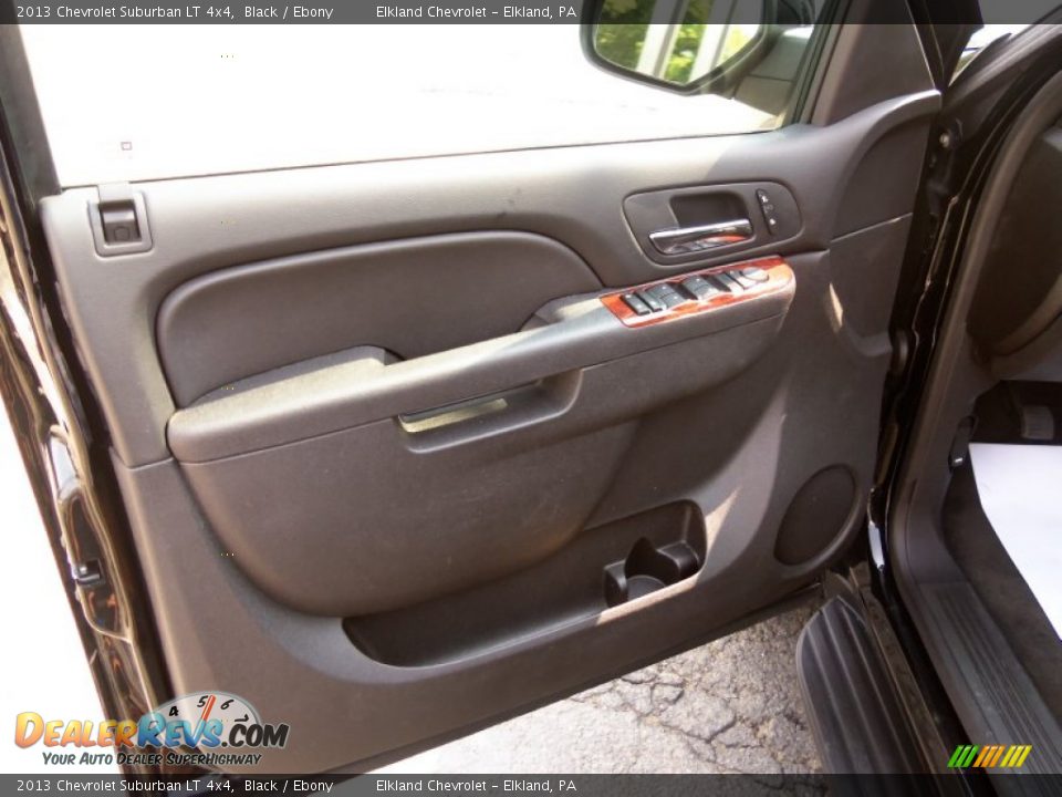 2013 Chevrolet Suburban LT 4x4 Black / Ebony Photo #27