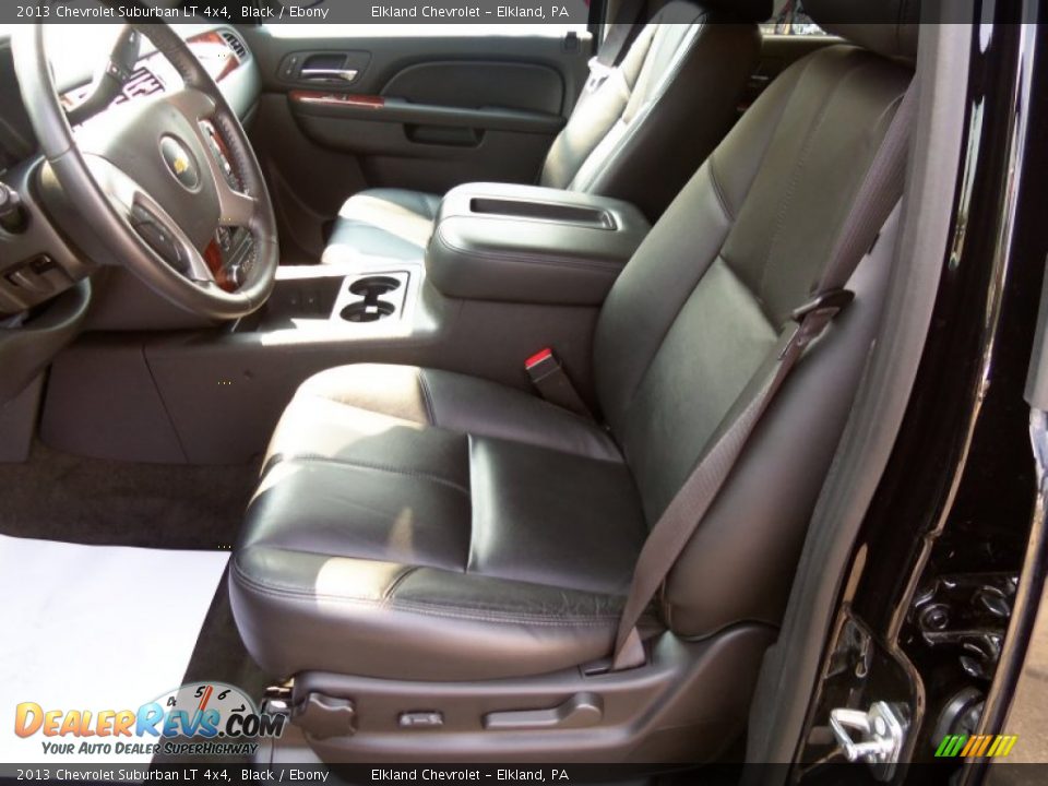 2013 Chevrolet Suburban LT 4x4 Black / Ebony Photo #28