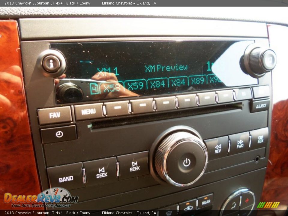 2013 Chevrolet Suburban LT 4x4 Black / Ebony Photo #34
