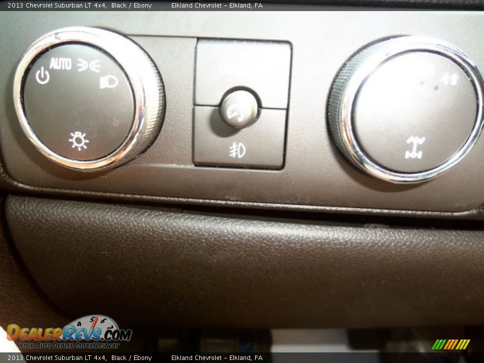 2013 Chevrolet Suburban LT 4x4 Black / Ebony Photo #35