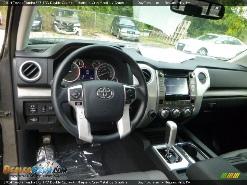 2014 Toyota Tundra SR5 TRD Double Cab 4x4 Magnetic Gray Metallic / Graphite Photo #12