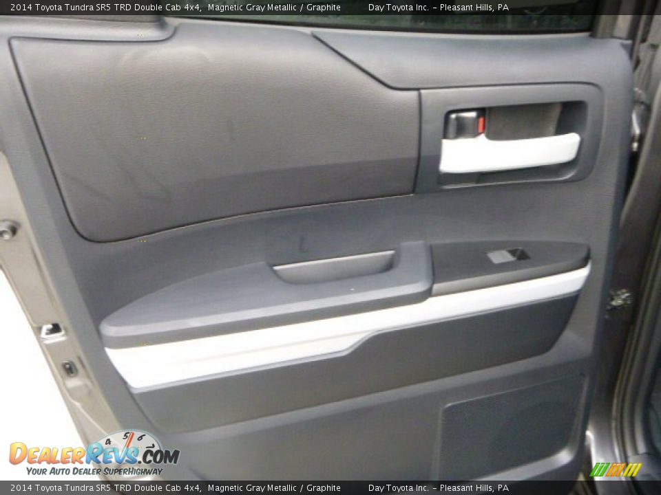2014 Toyota Tundra SR5 TRD Double Cab 4x4 Magnetic Gray Metallic / Graphite Photo #13