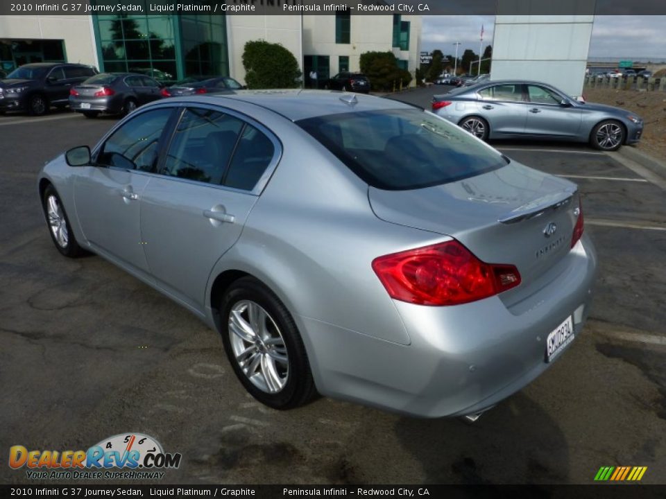 2010 Infiniti G 37 Journey Sedan Liquid Platinum / Graphite Photo #4