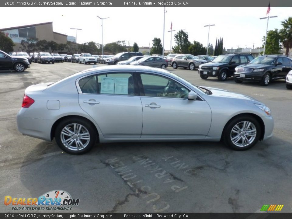 2010 Infiniti G 37 Journey Sedan Liquid Platinum / Graphite Photo #7