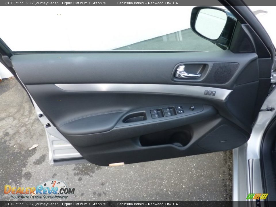 2010 Infiniti G 37 Journey Sedan Liquid Platinum / Graphite Photo #13