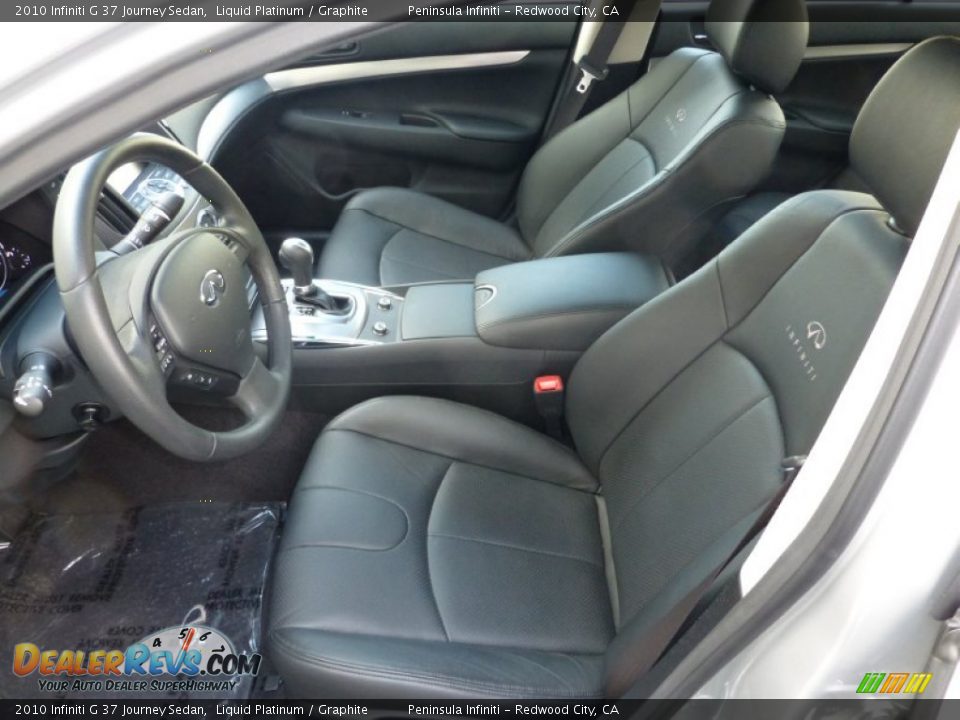 2010 Infiniti G 37 Journey Sedan Liquid Platinum / Graphite Photo #14
