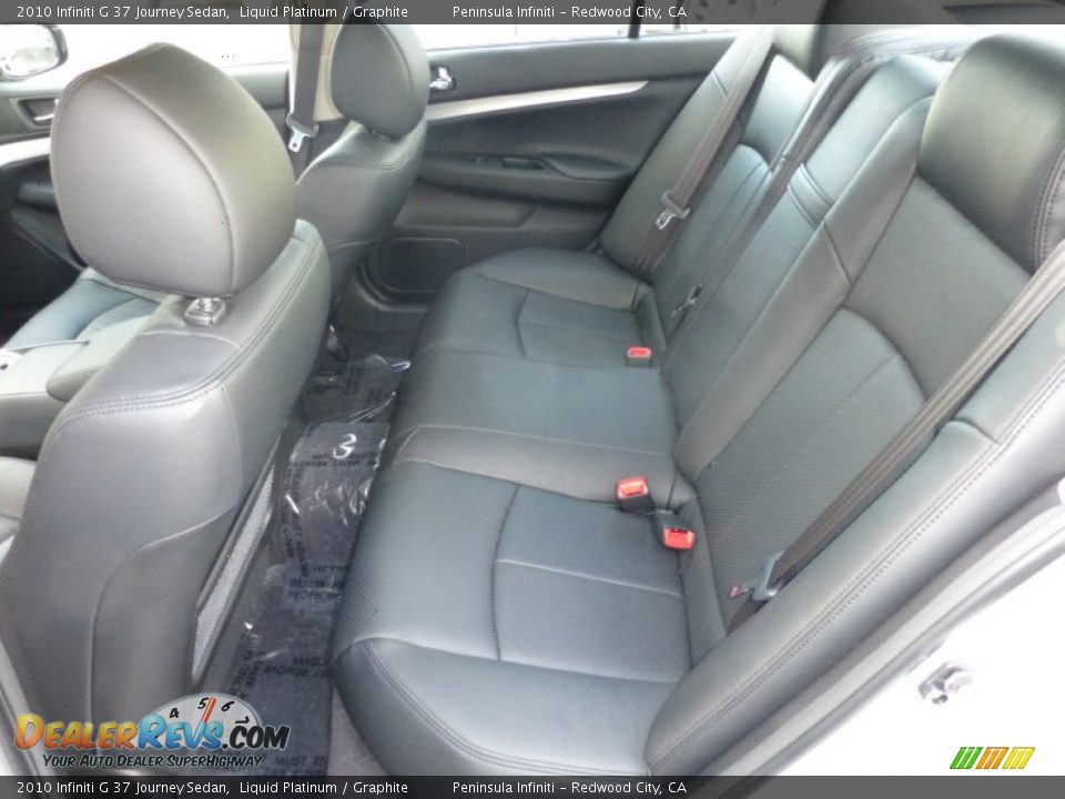 2010 Infiniti G 37 Journey Sedan Liquid Platinum / Graphite Photo #15