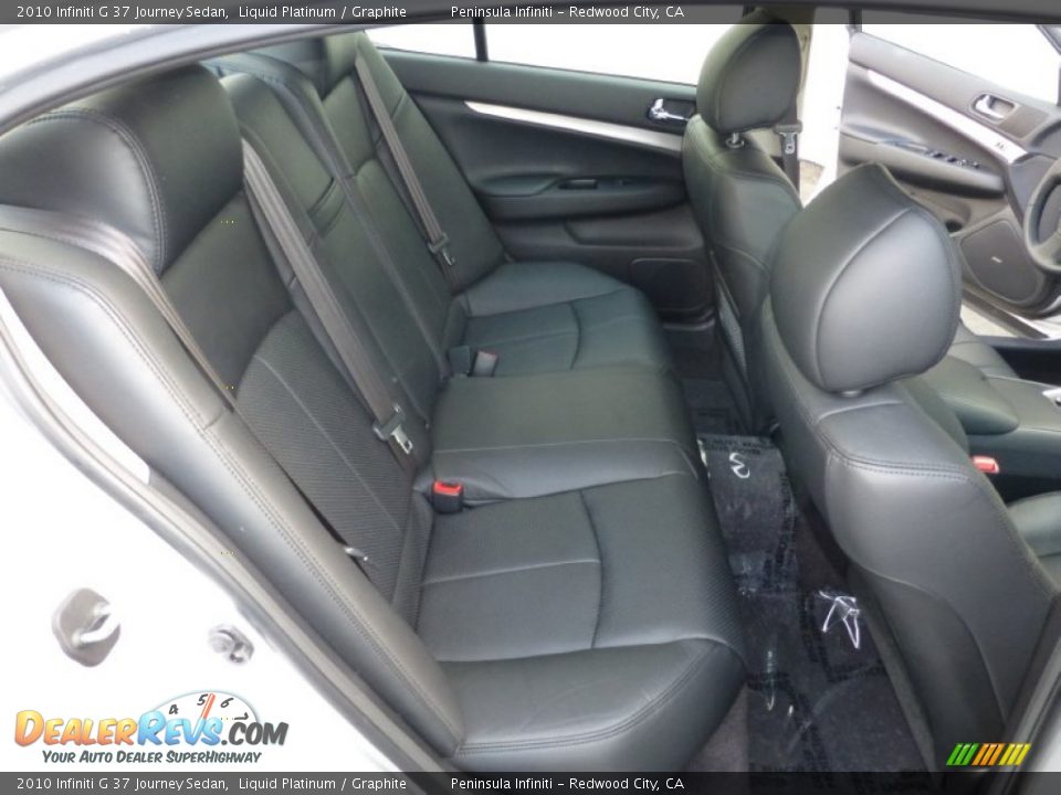 2010 Infiniti G 37 Journey Sedan Liquid Platinum / Graphite Photo #18