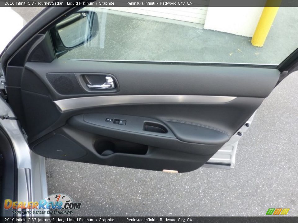 2010 Infiniti G 37 Journey Sedan Liquid Platinum / Graphite Photo #19